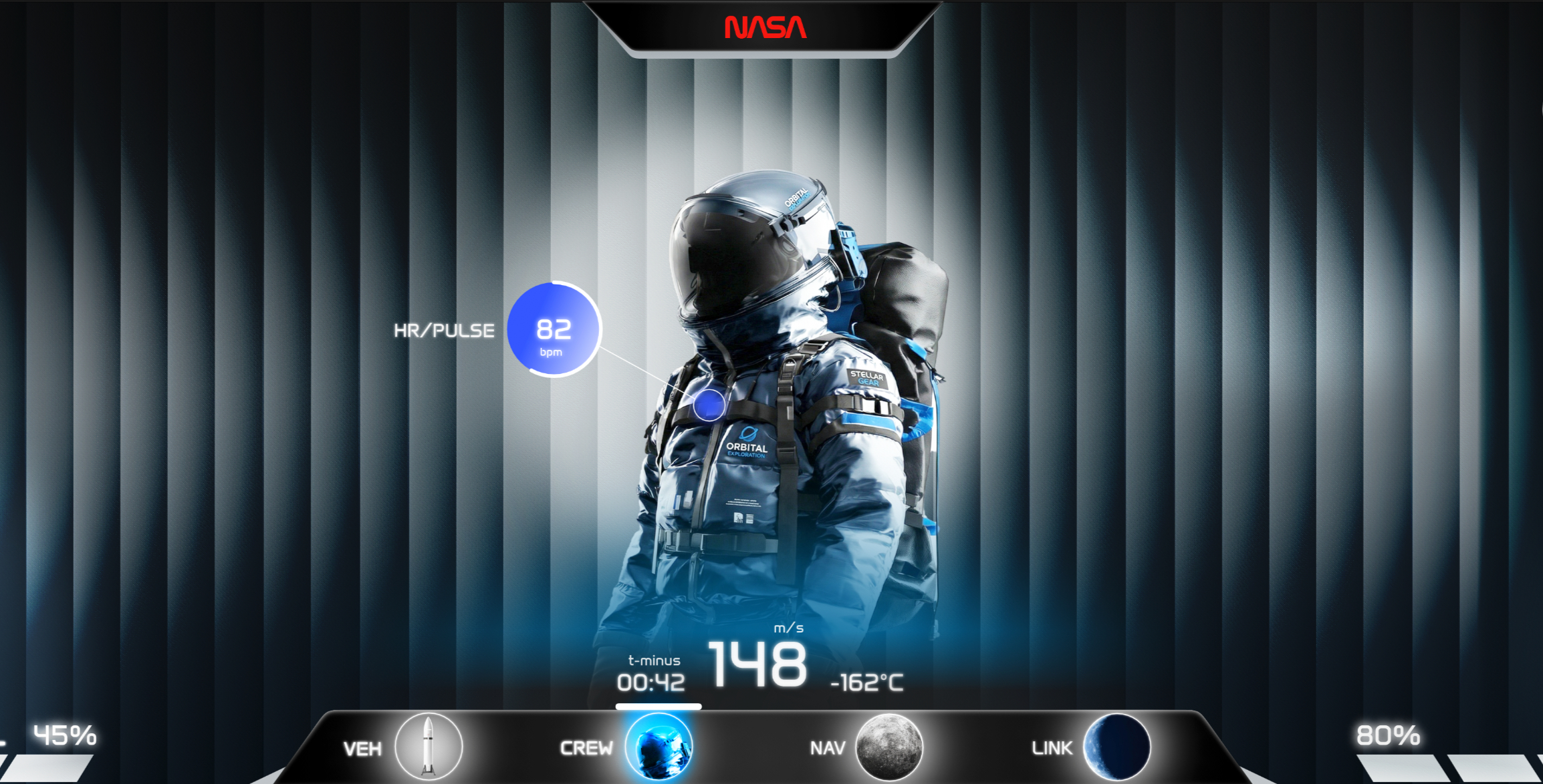 Designing NASA's Lunar Lander HMI in Rive: A Journey into Interactive Motion