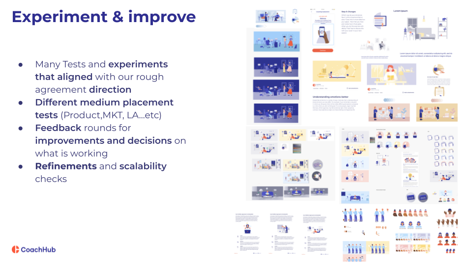 Ideation — experiment and improve