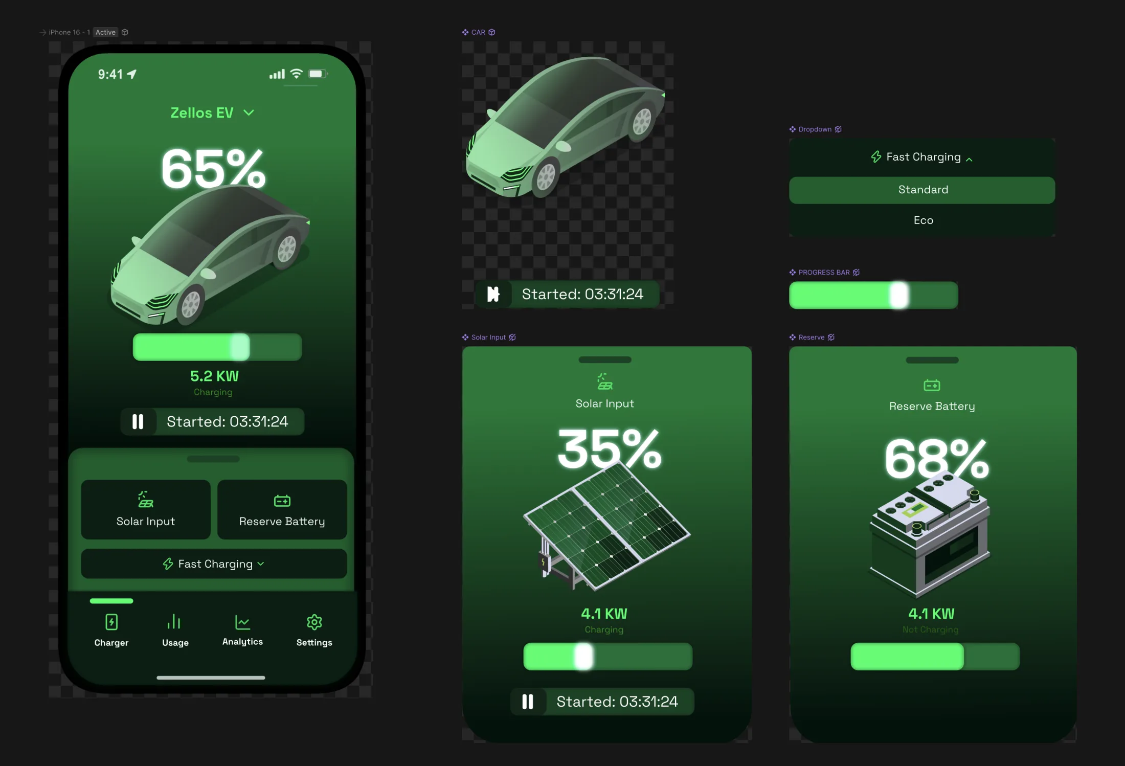 EV Automotive App